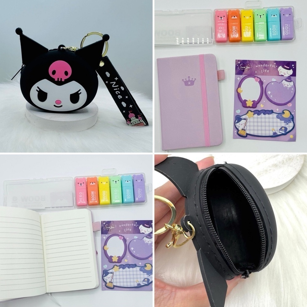 Kuromi Coin Purse & Stationary Accessories - Picture 1 of 10